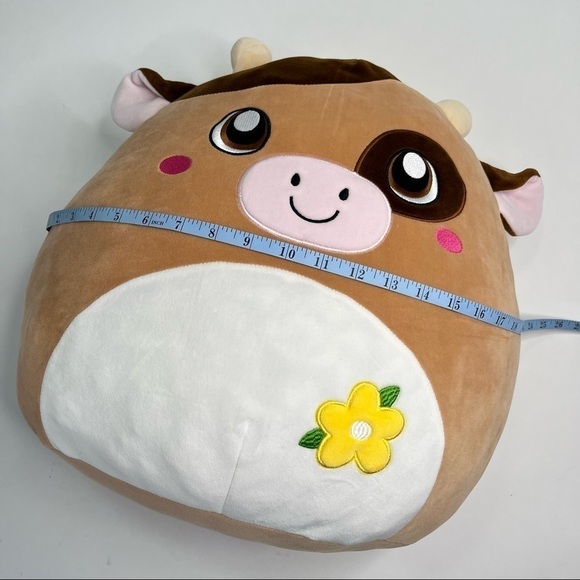 Nwot Sage the Cow 16” Easter Edition Brown Squishmallow Super Plush Toy Stuffie - Picture 13 of 15